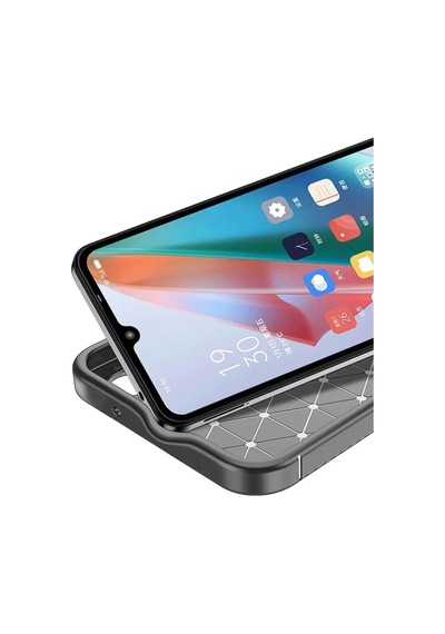 Newface Samsung Galaxy A06 Kılıf Auto Focus Karbon Kapak - Gri