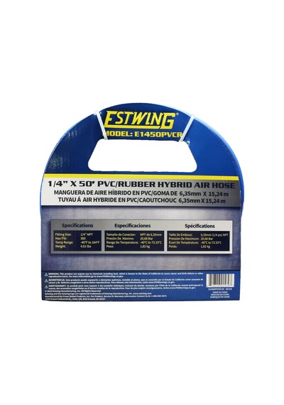 Tr E1450pvcr Hibrit Hava Hortumu, Pvc/kauçuk, Npt Endüstriyel Armatür, Pirinç Ve Evrensel Hızlı Bağlantı Bağlan