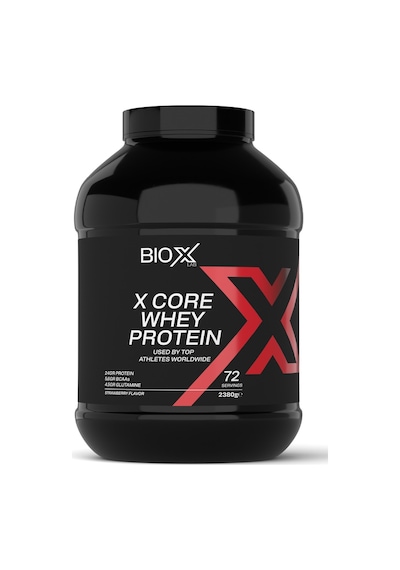 Whey Protein Çilek Aromalı 2300 Gr 72 Servis Protein Tozu + Shaker