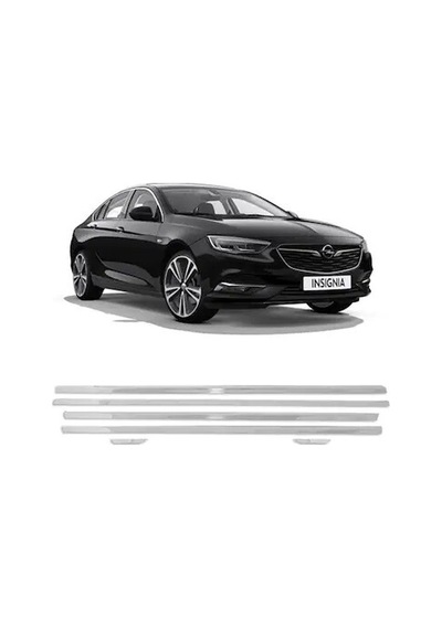 Opel İnsignia Sedan Uyumlu Cam Çıtası 6 Parça 2017 Ve Üzeri Paslanmaz Krom