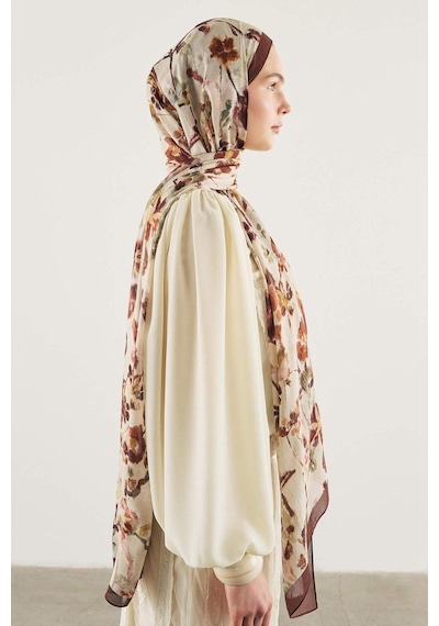 Defacto Fresh Scarfs X Defacto Autumn Garden Viskon Şal I1747ax26smbn66 Kahve-bn66