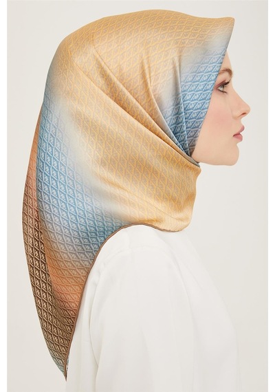 Armine Sura İpek Eşarp 24ya9104 09 - Desenli