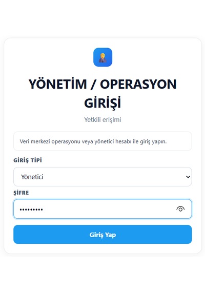Veri Merkezi Giriş/çıkış Takip Sistemi