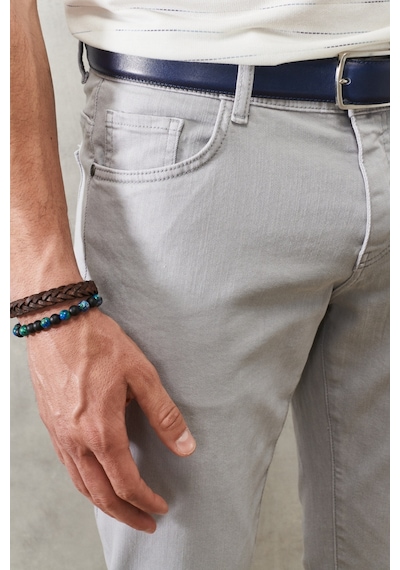 Ac&co Erkek Grı 360 Derece Her Yöne Esneyen Rahat Slim Fit Pantolon Gri