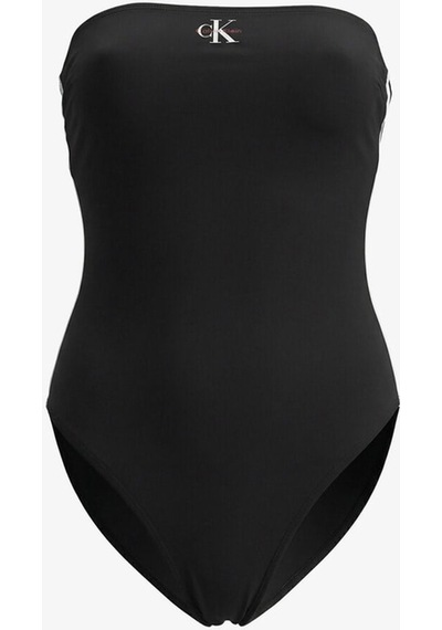 Calvin Klein Strapless One Piece Kadın Siyah Mayo-15924