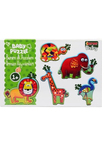 +1 Yaş Orman Hayvanlar Benim Ilk Puzzlem (Diytoy)