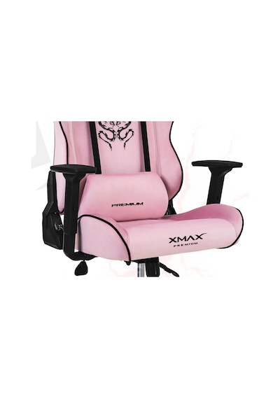 Rio Balerion Terletmez Kadife Kumaş Pembe Gaming Oyuncu Koltuğu Pembe