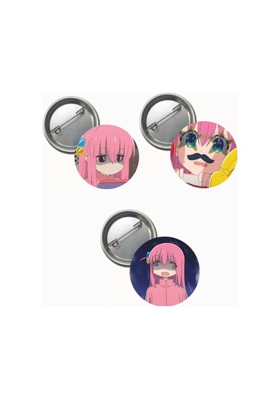 Ms Major Selection Bochi The Rock Anime Buton Rozet 3 Adet 37mm Diğer