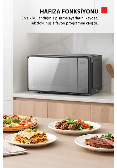 Toshiba MM2-EM20PF MB 20 L Dokunmatik Ekran Siyah Mikrodalga Fırın