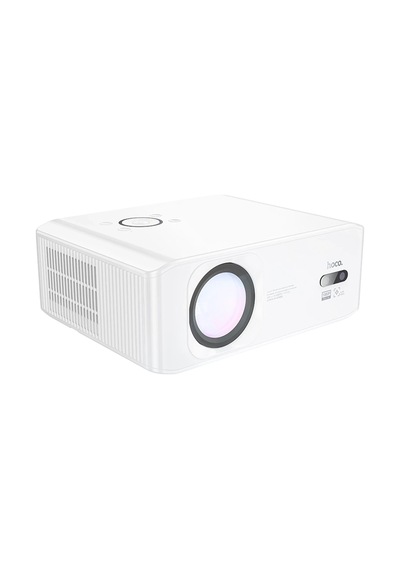 Hoco. Dt3 Smart Elektrik Otomatik Odaklanma Özellikli 1080p Android Kablosuz Projeksiyon Cihazı - Beyaz