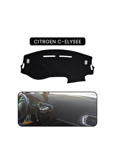Cıtroen C-elysee - Peugeot 301 Uzuntorpido Koruma Halısı Siyah Kenar