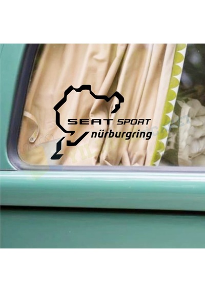 Seat Sport Nürburgring Oto Sticker Leon Ibiza Etiket Yapıştırma