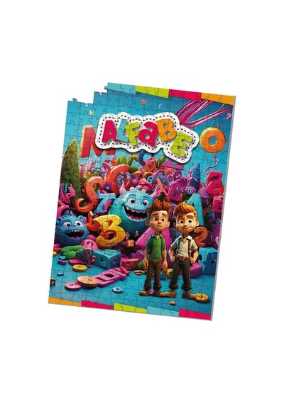 Btoys 260 Parça Puzzle Alfabe 9072