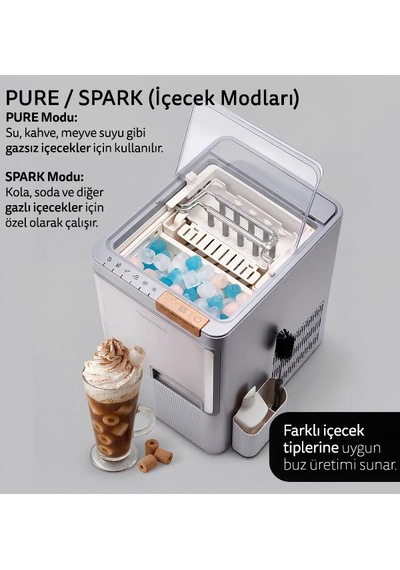 Morphy Richards Infusechill 100 W Aromalı Buz Makinesi