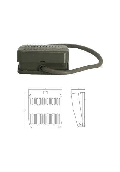 LEMA LF-02 AYAK PEDALI 250V 10A ( MPD-15090 )