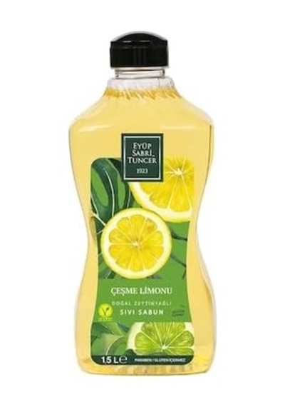 Eyüp Sabri Tuncer Doğal Zeytinyağlı Sıvı Sabun Çeşme Limonu Sıvı Sabun 1500 Ml Diğer 85180756