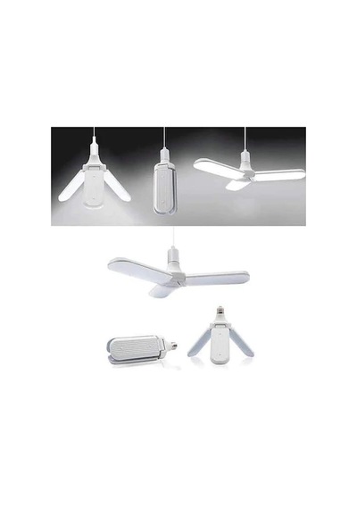 Pervane Katlanabilir Led Ampul Beyaz Işık E27 45W
