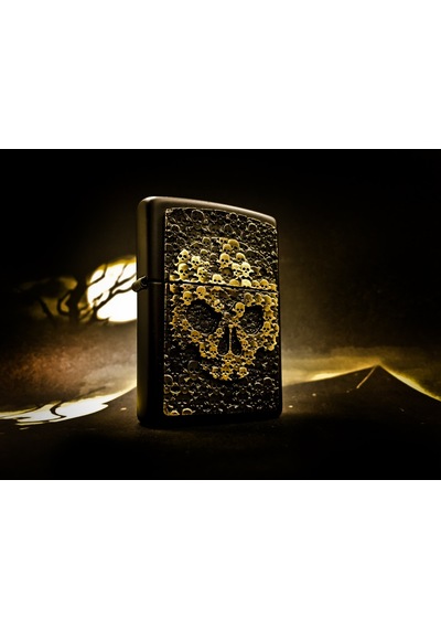 Zippo 218 Skull In Skull Çakmak