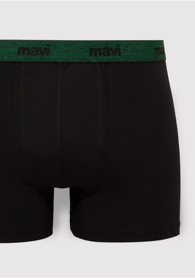 Mavi - Siyah Basic Boxer 091699-85556 Siyah
