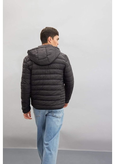 DeFacto Su İtici Hafif Şişme Mont Slim Fit Dar Kesim Kapüşonlu Fermuarlı Cepli Mevsimlik N4661AZ25SPBK27 DeFacto Su İtici Hafif Şişme Mont Slim Fit Dar Kesim Kapüşonlu Fermuarlı Cepli Mevsimlik N4661AZ25SPBK27