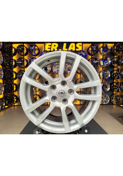4 Adet Opel  6 16 5 105 Et39 56.6 Sılver Jant Revize Edilmiş Takım
