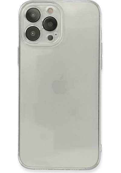 Cosmotex Newface Apple iPhone Uyumlu  13 Pro Max Kılıf Fly Lens Silikon - Şeffaf