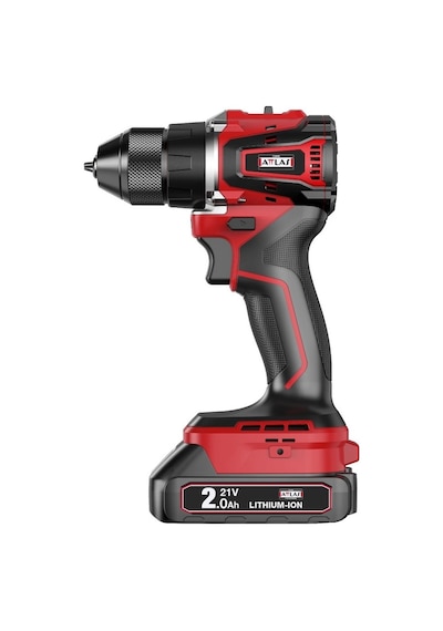 21v 2x2.0ah Çift Akülü Kömürsüz Darbeli Matkap, 45 Nm Tork