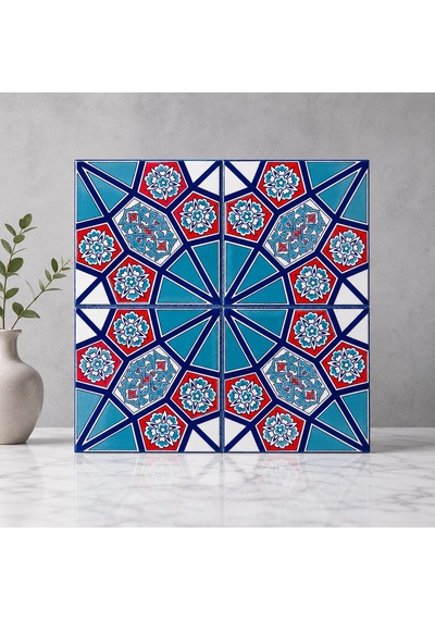 Armada Çini 20x20 Cm Ac 3 Geometrik Desen Çini Karo