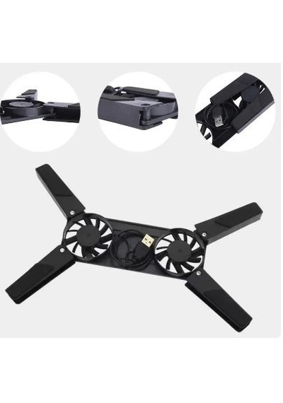 Katlanabilir Laptop Soğutucu 2 Fanlı 5570