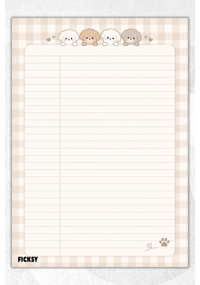 A4 Bloknot Çizgili Defter - 50 Yaprak - Memopad - Notepad - Not Defteri - Not Kağıdı - 4139 Çok Renkli