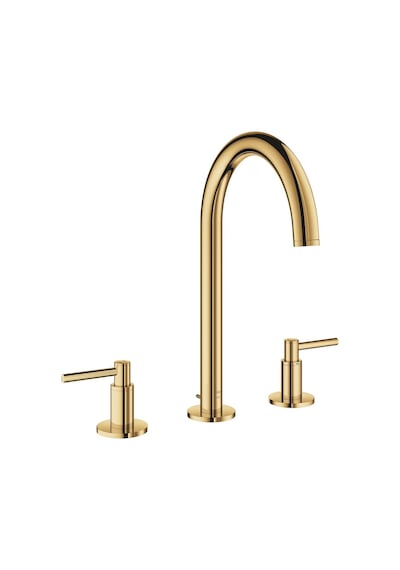 Grohe 3 Delikli Lavabo Bataryası L-Boyut - 20649GL0 Altın