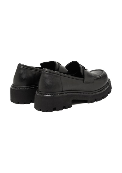 Nero Black Sneaker Günlük Kadın 25k11768 Vergelio Skin Nero Bej