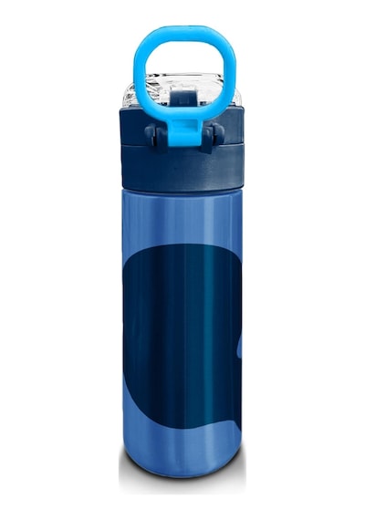 Coral High Kids Lacivert Mavi Desenli Pipetli Ve Direkt İçim Çelik Termos 500 Ml 31888 Lacivert