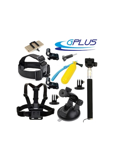 Gplus ST012 Aksiyon Kamera Aksesuar Set 12 Parça