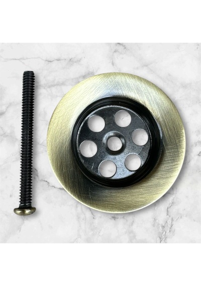 İsaoğlu Yapı Antik Gold Lavabo Gideri Antik Gold Lavabo Süzgeci Bütün Lavabolara Uygun Sifon Gold Altın