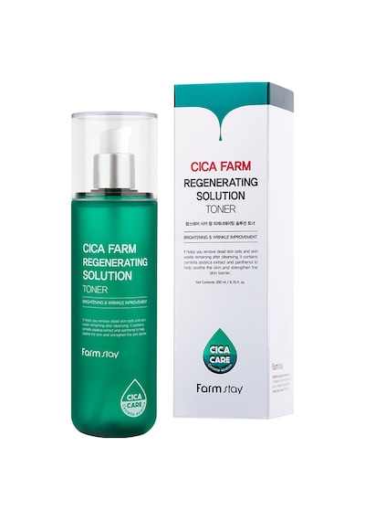 Farmstay Cıca Farm Regeneratıng Solutıon Toner 200ml - Cica Özlü Yatıştırıcı Tonik