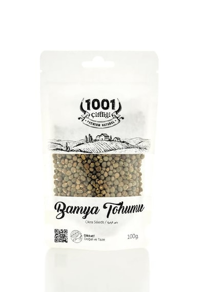 1001 Çiftliği Bamya Tohumu 100gr Analizli