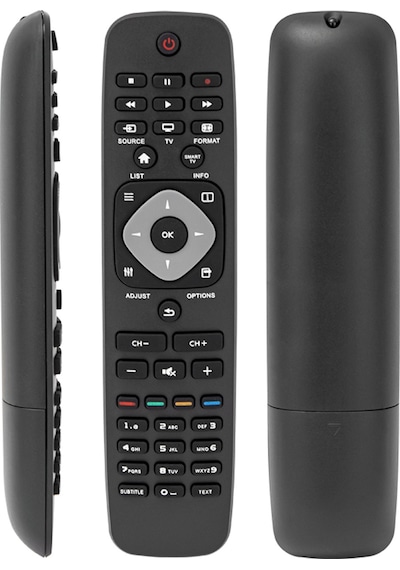 Philips Uyumlu Rm-d1110 Smart Tv Tuşlu Lcd-led Tv Kumanda 4915