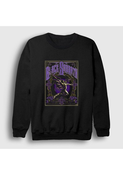 Presmono Unisex The End Black Sabbath Sweatshirt Siyah