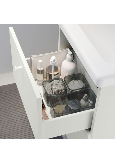 Ikea Enhet Lavabo Dolabı, Beyaz, 40x42x60 Cm, 2 Çekmeceli