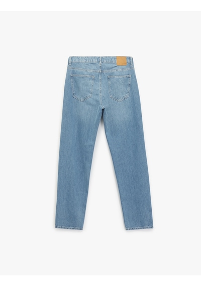 Koton Pamuklu Normal Bel Cep Detaylı Vintage Straight Fit Jean Pantolon Orta İndigo 6wam40091nd İndigo Koton Pamuklu Normal Bel Cep Detaylı Vintage Straight Fit Jean Pantolon Orta İndigo 6wam40091nd İndigo