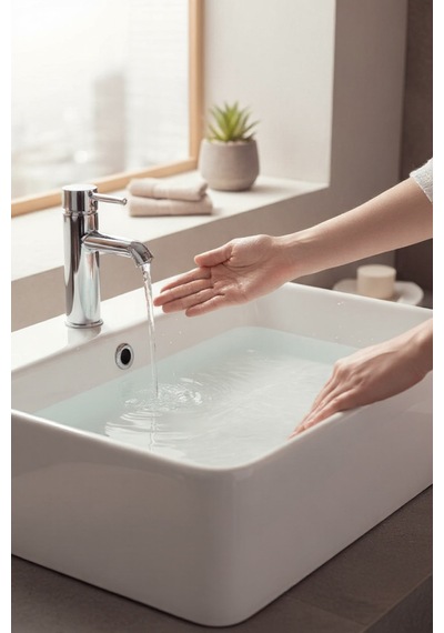 Lavabo Taşma Yüzüğü Krom Her Lavaboyla Uyumlu
