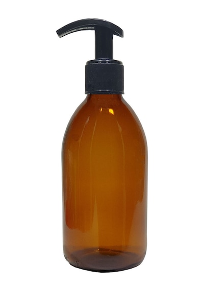 Paradise 3adet Amber 250ml Cam Sıvı Sabun Ve Dezenfekten boş şişe