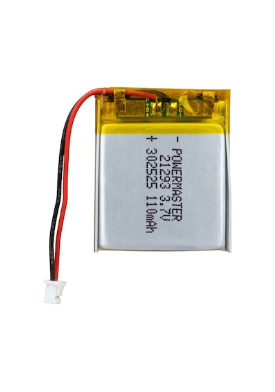 Powermaster 3.7 Volt 110 Mah Lityum Polimer Şarjlı Pil 3x25x25 Mm Akıllı Saat Kulaklık Pili