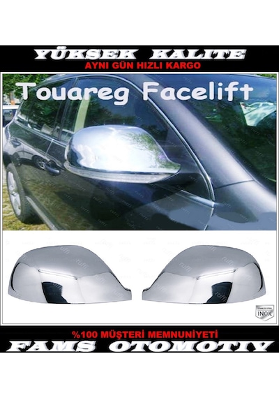 Vw Touareg Krom Ayna Kapağı 2 Prç 2007-2010 Arası P.çelik