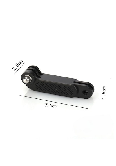 Knmaster Aksiyon Kamerası 7.5 Cm Kısa Uzatma Bağlantı Aparatı Siyah