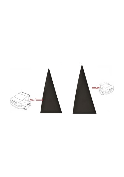 Opel Vectra B Arka Kapi Dis Üçgen Kapagi Takimi, 149478,149481 534142973