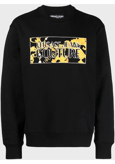 Versace Jeans Couture Erkek Sweat 75gaıe01 Cf02e 899 Siyah