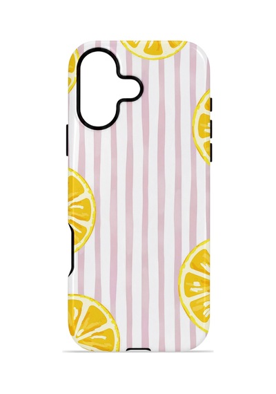 Apple iPhone Uyumlu 17 Vorian Çift Katmanlı Magsafe Kılıf Pink Lemon Window