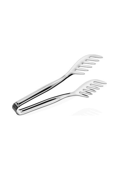 Tırnaklı Makarna Ve Salata Maşası Paslanmaz Çelik 22 Cm Gümüş